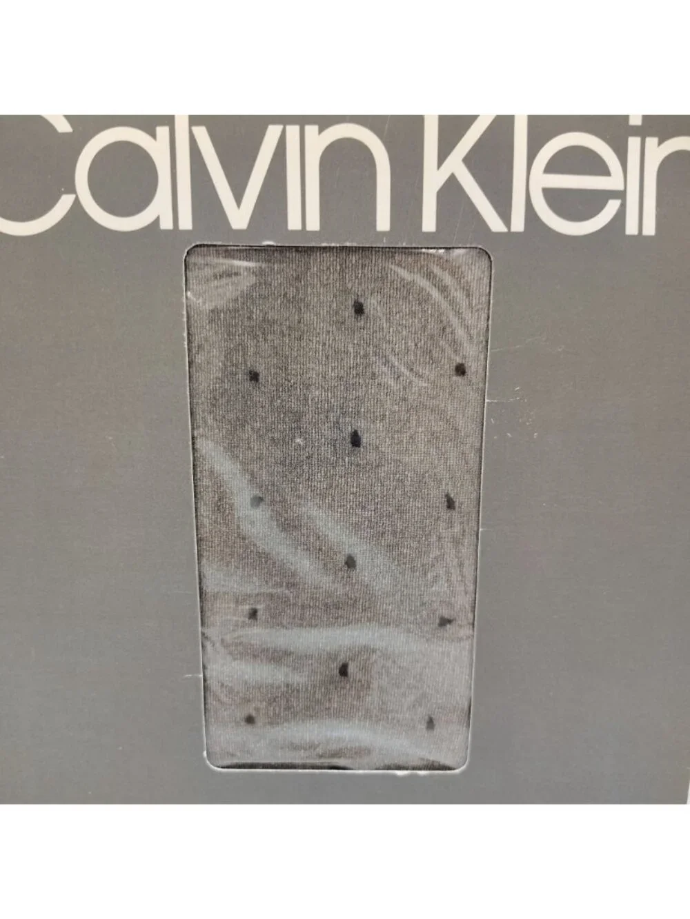 Calvin Klein Fashion Pantyhose Black Size C Sheer To Waist Sandaltoe Vintage